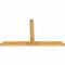 Ekena Millwork Portland Rough Sawn Timber Gable Bracket, Western Red Cedar, 96"W x 56"H x 4"D x 6"F, 14/12 Pitch GBW096X56X0406POR00RWR - alternate 2